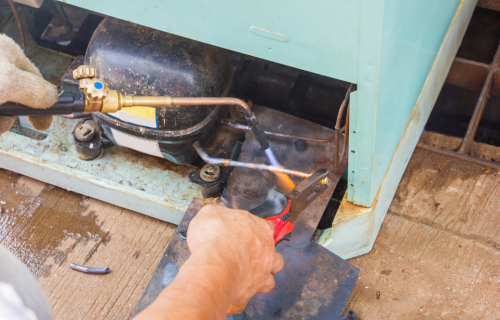 refrigerator gas refilling & leak repair